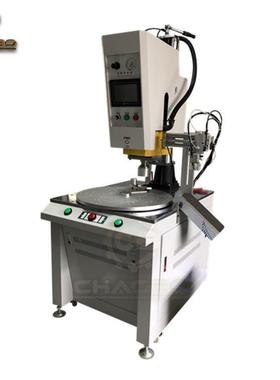 广东厂家供应伺服定位转盘式六工位净水器滤芯PP料焊接旋熔机