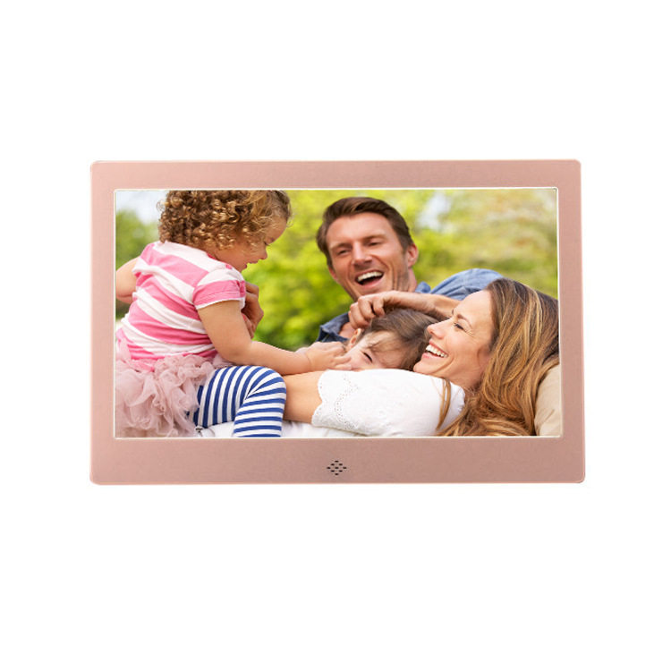 超薄10.1寸数码相框 高清金属电子相框 插U盘 SD卡播放视频广告机