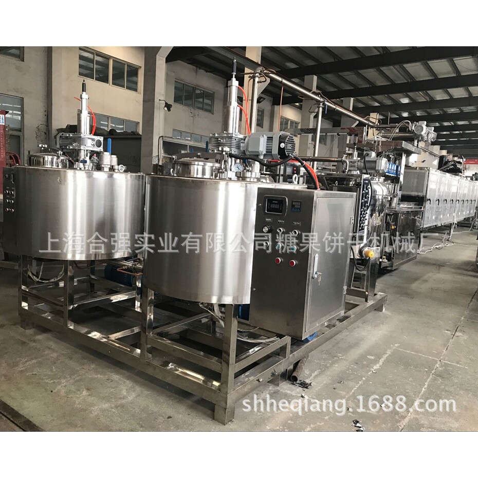 电磁熬煮机 糖果煮糖机  全自动糖果浇注生产线 木糖醇糖果机械厂