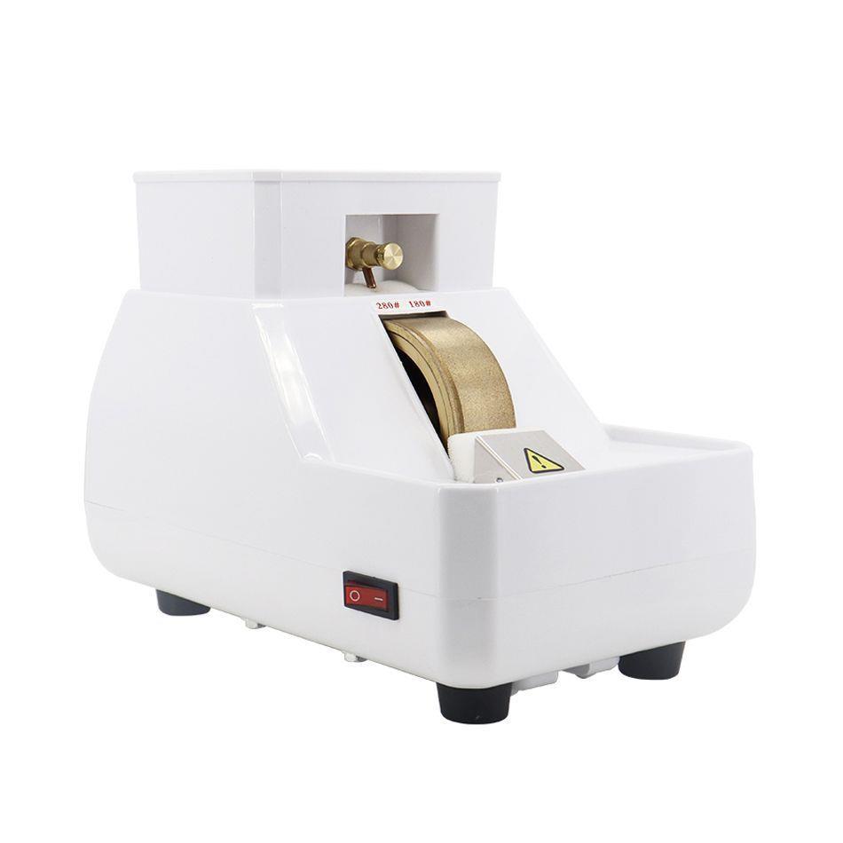 眼镜店加工设备手动磨边机镜片倒边机带V槽修边金刚石砂