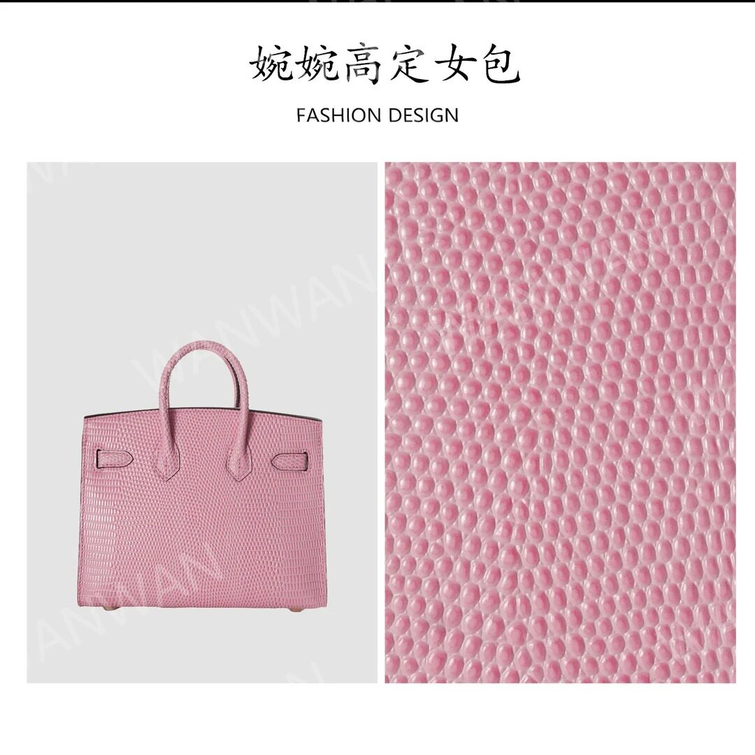 iFerla时尚百搭女士轻奢风双根手提女包BG20-粉色-金扣