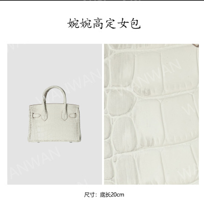 IEIS新款时尚百搭女士轻奢风单肩斜挎手提包BV7620-白色