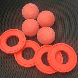 040.354 胜百德马拉松2寸S20隔膜泵止回阀球阀座红色山道胶座722