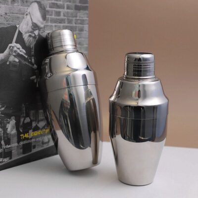 经典不锈钢三段式摇酒壶 英式雪克壶shaker 初学送礼专业调酒工具