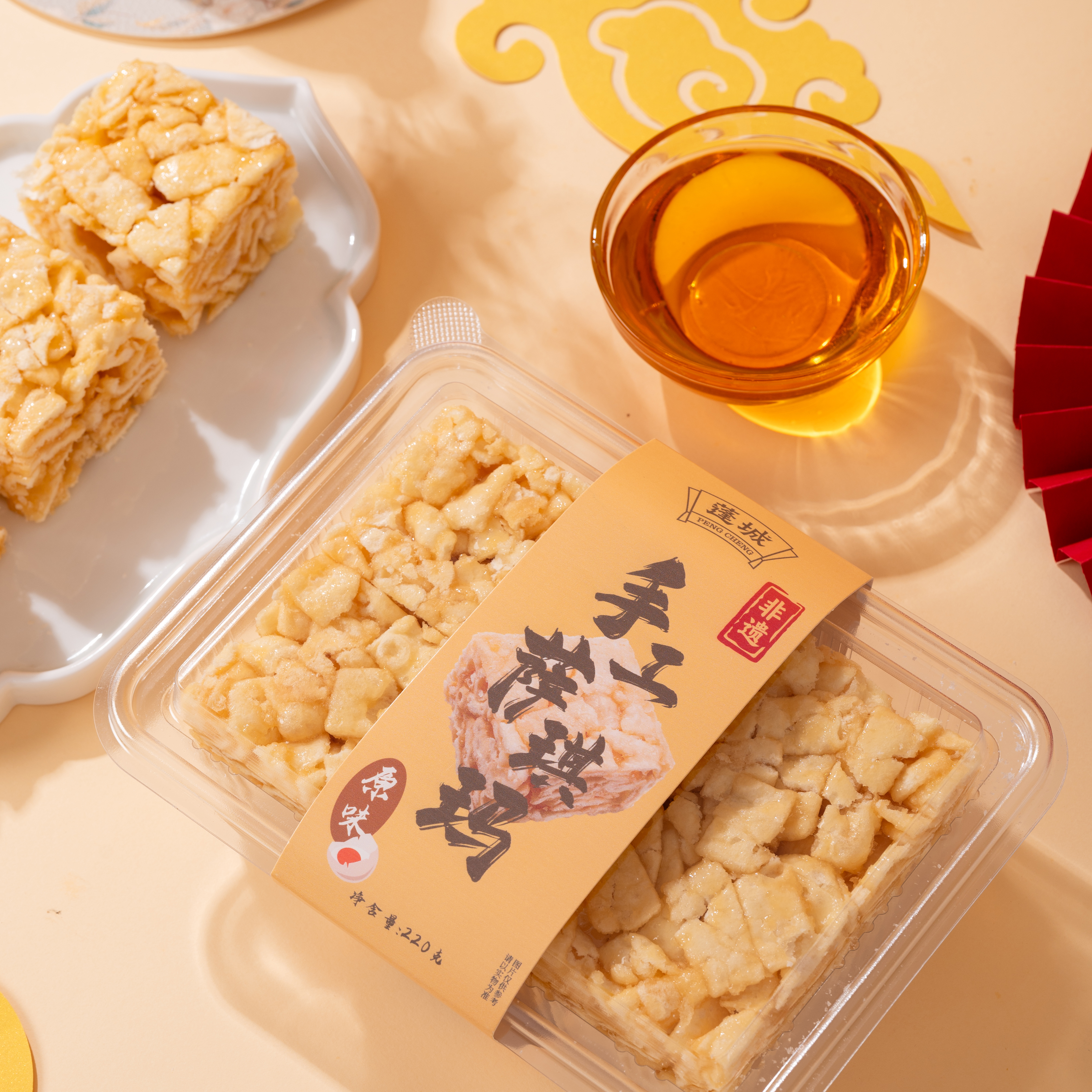 蓬城传统非遗沙琪玛健康家庭零食