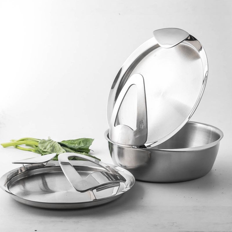 菲*乐锅盖18cm 20cm 24cm全不锈钢纯304 3U16加厚盖子圆形