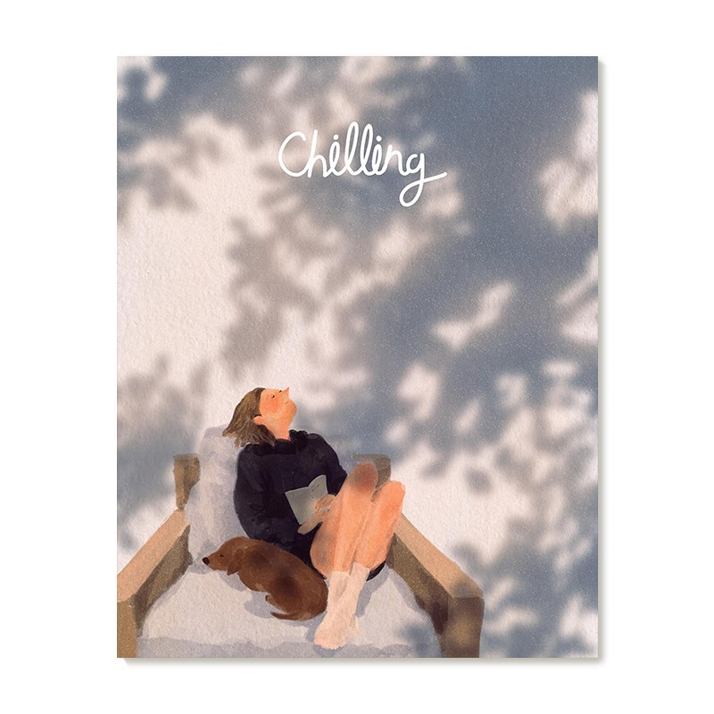 【特惠捡漏】插画师Subin复刻艺C术版画清新韩系治愈风景装饰画芯