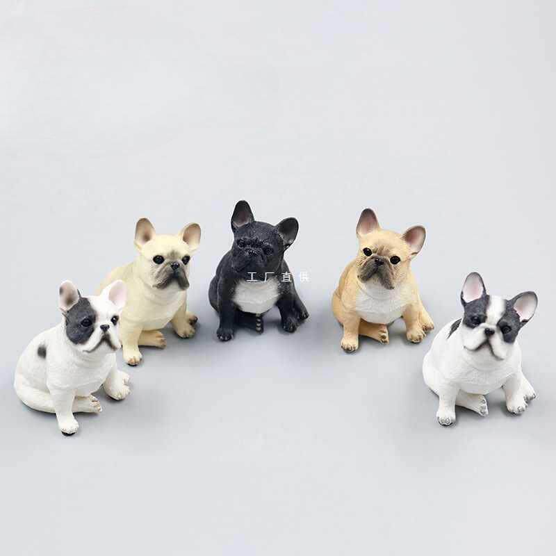吉佳美直销法斗狗模型法国斗牛犬车载摆件法牛树脂工艺品