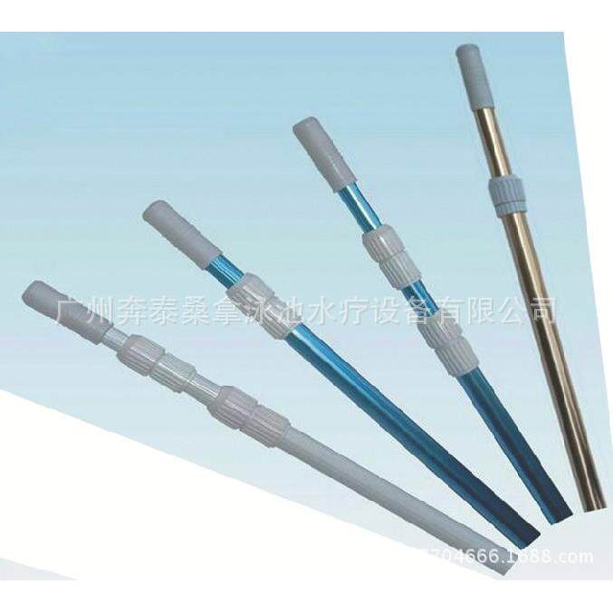 泳池伸缩杆 救生杆 泳池清洁用品3X300cm波纹铝杆1.1mm壁厚7358