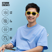 影视飓风凉伴7A抗菌短袖 STORMCREW防晒宽松凉感纯色圆领T恤男女款