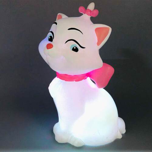 新款七彩变色猫咪小夜灯 玛丽猫小夜灯 萌宠小猫咪桌面装饰灯