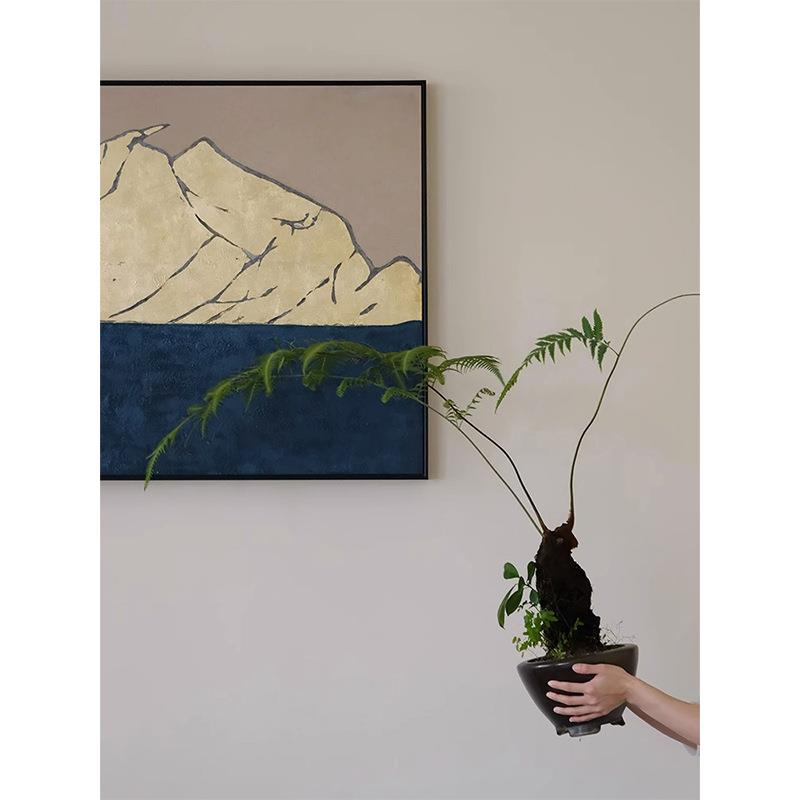 《家有金山》简约艺术装饰画电表箱挂画客厅沙发现代轻奢寓意挂画