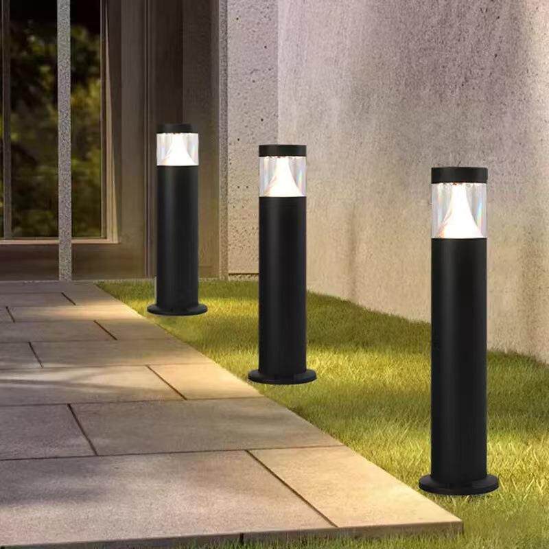 简约现代漏斗形led草地灯600mm 80cm户外防水花园别墅庭院草坪灯