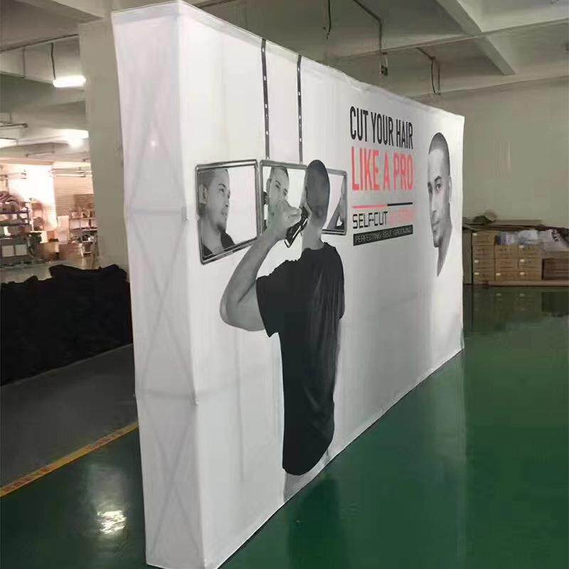 铝合金大型布拉网展架可折叠拆装便携式会议背景展示架2.3*4.6米