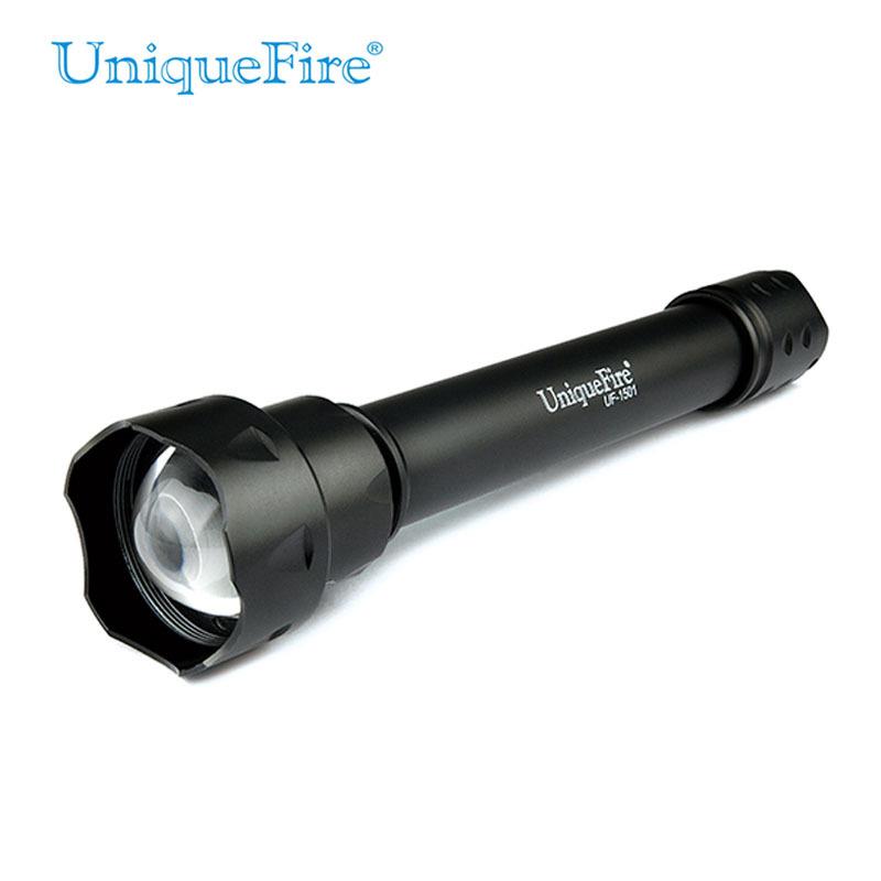 UniqueFire 1501 大功率白光可充电调焦远射LED手电筒 厂家