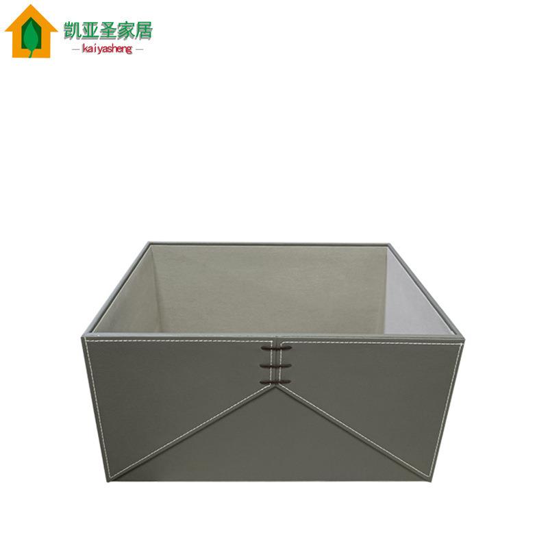 北欧简约款木质工艺品无盖收纳盒家居 卧室衣帽间整理衣橱收纳筐