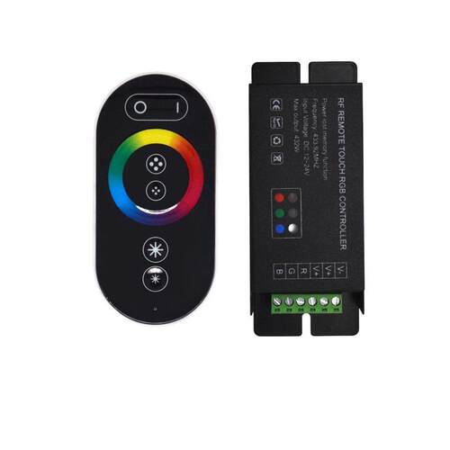 灯具12-24V控制器led七彩RGB控制器PWM216-432W智能无线触摸控制