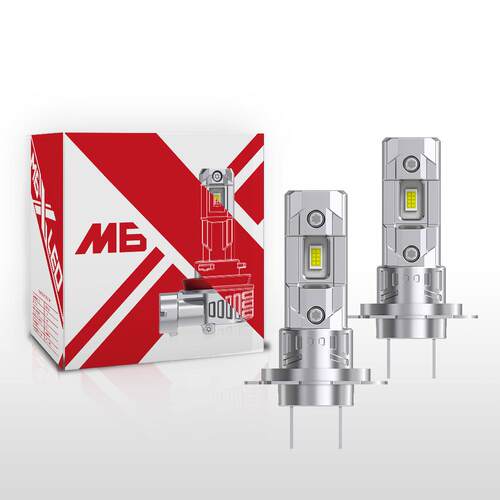 M6X 无风扇款12V 20W 2500LM 6500K LED汽车前大灯H7 LED汽车车灯