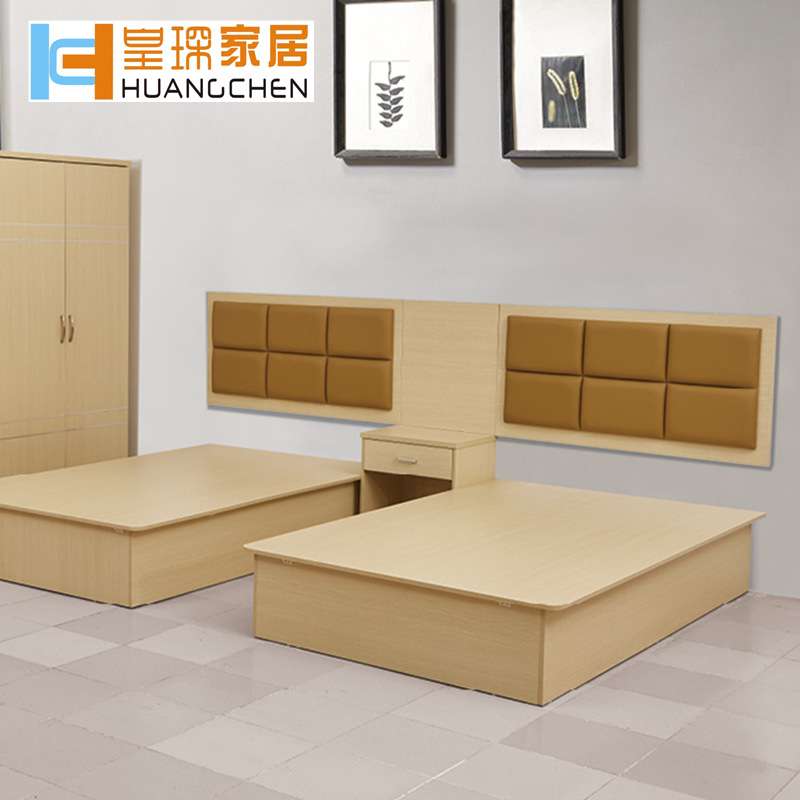 皇琛酒店床宾馆床板式床套房家具租房简易快捷旅店公寓床工程