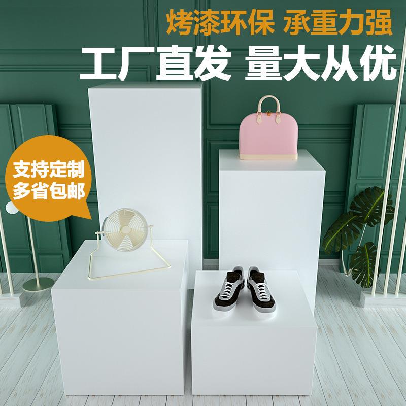 木质高档烤漆展示台地台橱窗展示台工艺品陈列架展台架柜模特底座