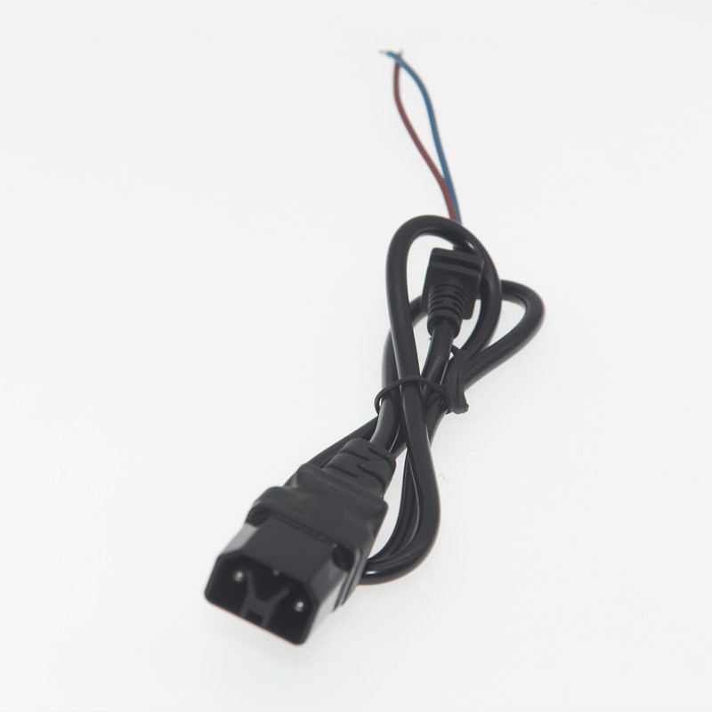 雅迪新国标电动电瓶车充电器三圆针孔充电口座插头电源转换接头线