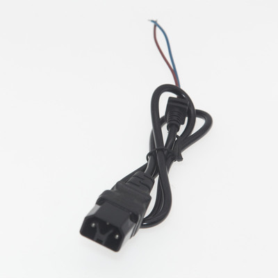 雅迪新国标电动电瓶车充电器三圆针孔充电口座插头电源转换接头线