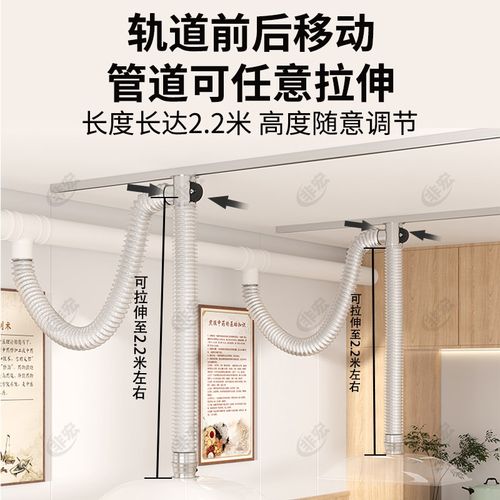 艾灸排烟系统艾灸馆养生馆吸烟罩中医院设备抽烟神器管道排气风机