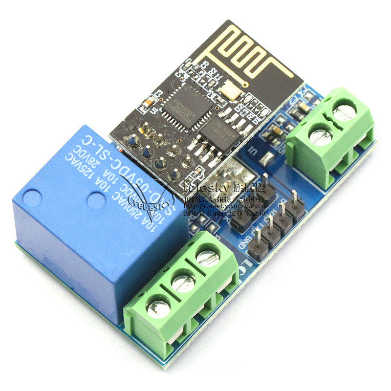 ESP8266 5V WiFi继电器智能物联网家居手机APP遥控开关无线模块