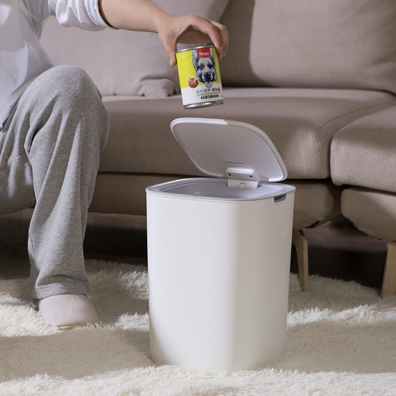 EKO智能垃圾桶感应式家用客厅轻奢卧室厕所卫生间电动办公室带盖