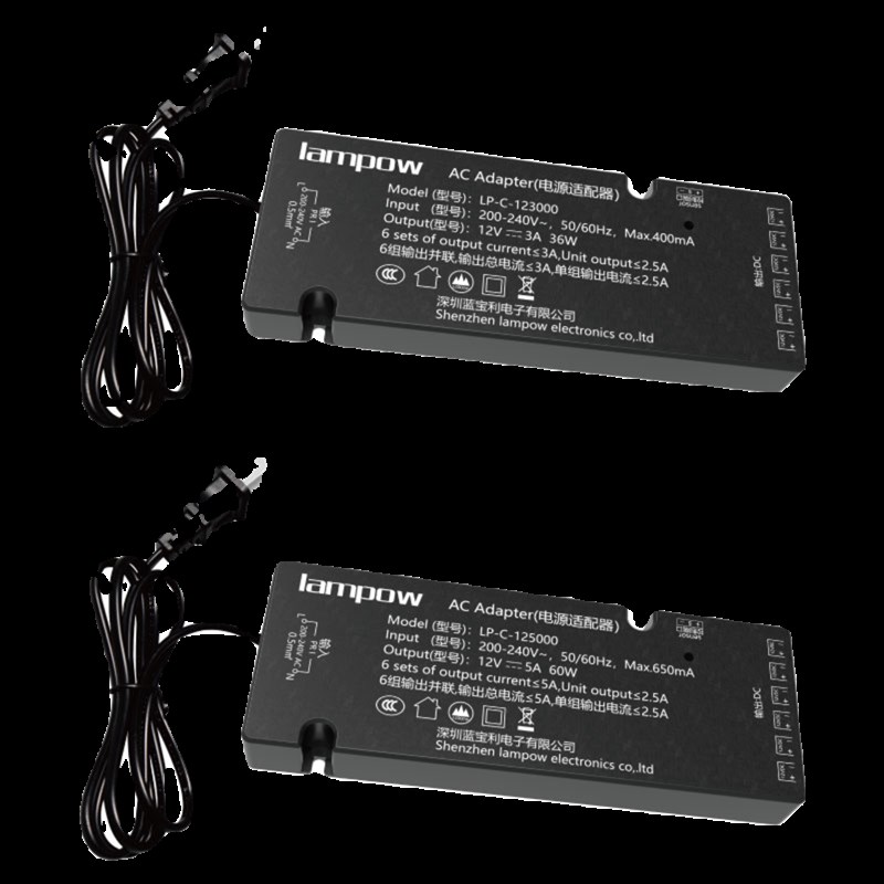 12V超薄变压器LED驱动电源3C认证杜邦端口人体触摸手扫感应开关