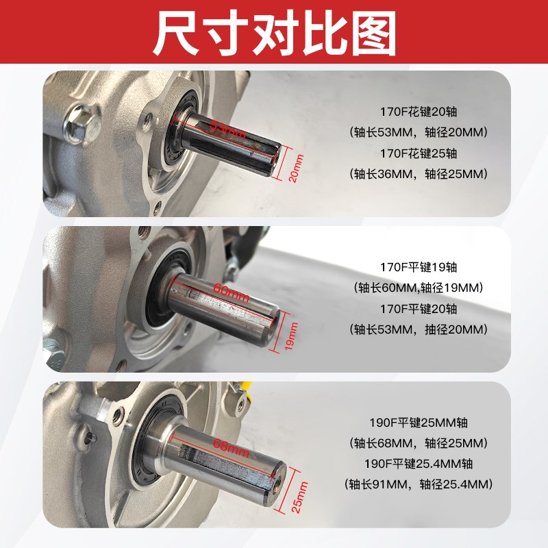 170小型汽油机抽水泵割草机打药机船用配件大全四冲程发动机