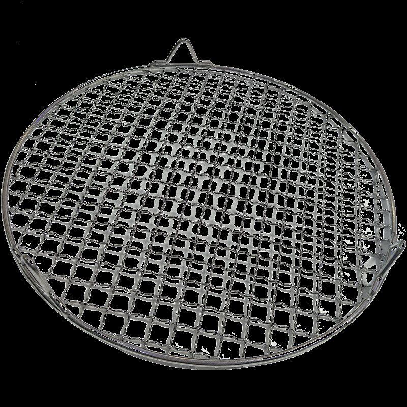 食品级304不锈钢圆形带脚烧烤网电陶炉网架围炉煮茶空气炸锅蒸架