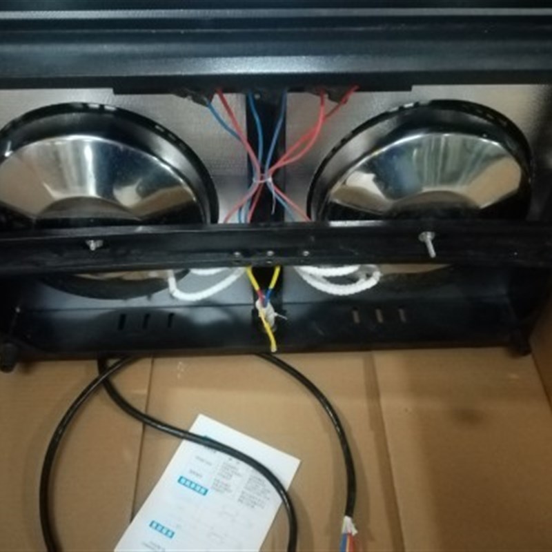 兰光220V台嵌两用双电灶,左平盘2000瓦,右凹盘3500瓦)无插头