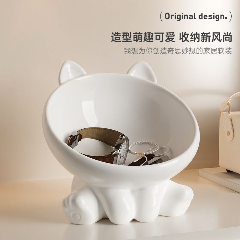 入户进门口挂钥匙置物架创意玄关收纳摆件鞋柜现代简约客厅装饰品