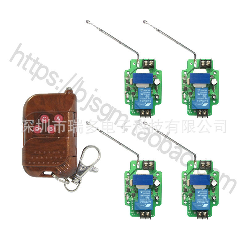 220V/380V一拖4遥控开关100米