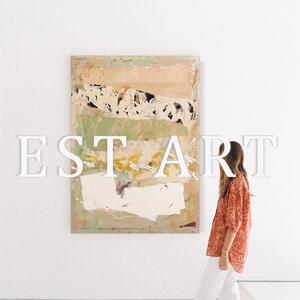 顺丰】餐厅手绘油画《夏序》》玄关挂画客厅装饰画抽象派立体手绘
