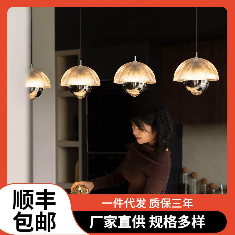 诺克玲兰餐厅吊灯创意个性艺术饭厅茶室吧台岛台轻奢高级感餐桌灯