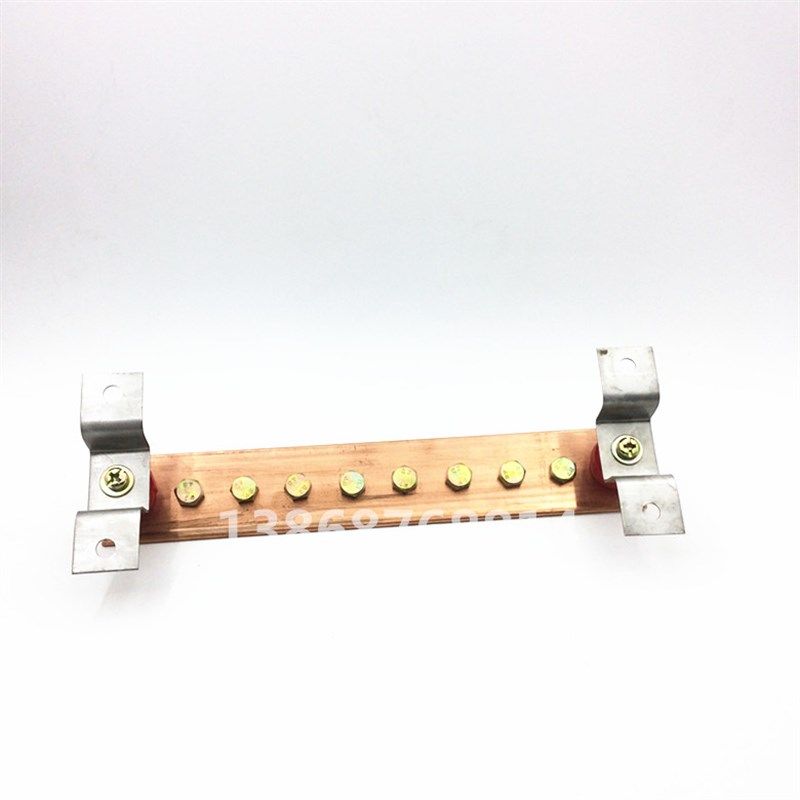 速发。通信机房接地铜排 汇流排铜排 机柜铜排汇流排接线端子 3*4