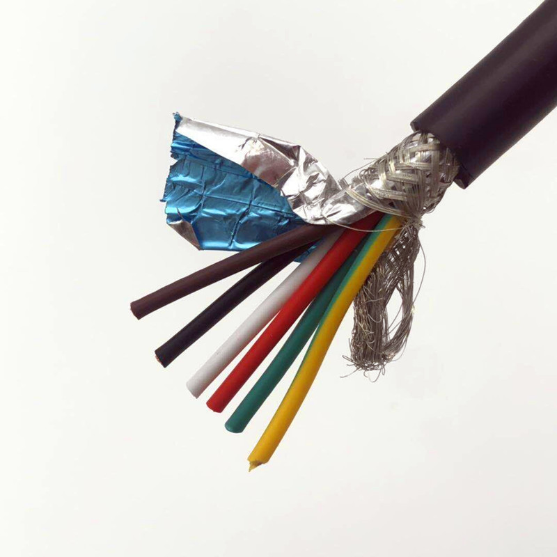 纯铜屏蔽RVVP2芯3芯4芯5芯6芯7芯8芯0.3/0.5/0.75平方信号控制线