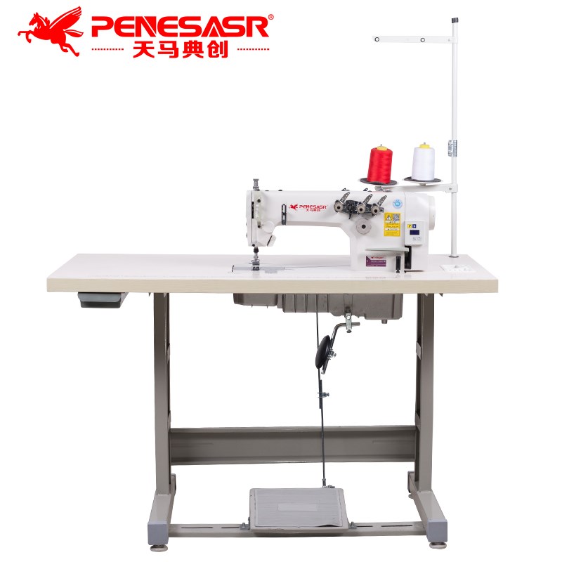 工业缝纫机电脑直驱3800双针机家用节能电机平车多功能链式针车机