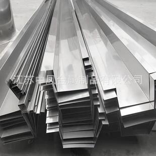 厂家供应316L不锈钢板天沟折弯U型排水槽不锈钢水槽规格可定