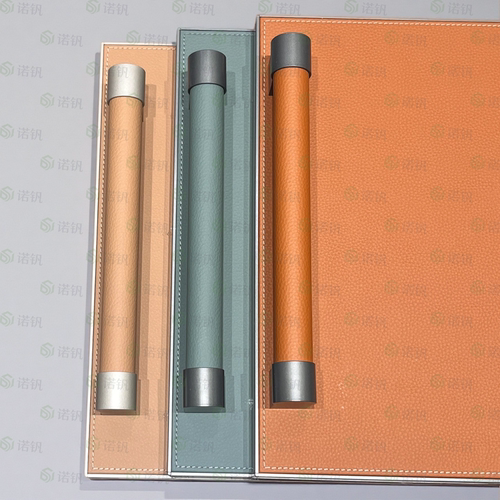 皮革衣柜门板Poliform拉手可定制皮质衣橱别墅大户型高端合金包边