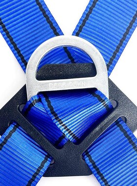 国五点式安全带高黑色安户外空标作业防I坠安全带双背全身安全落