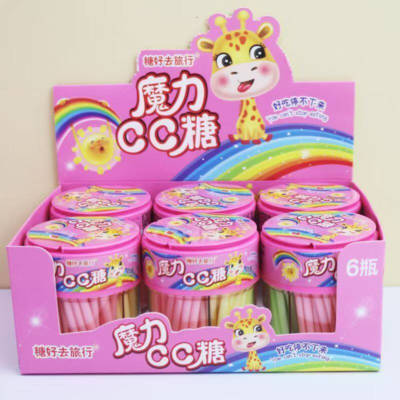 魔趣CC乐吸管糖cc乐水果味维c糖果巧克力豆经典怀旧零食儿童零食