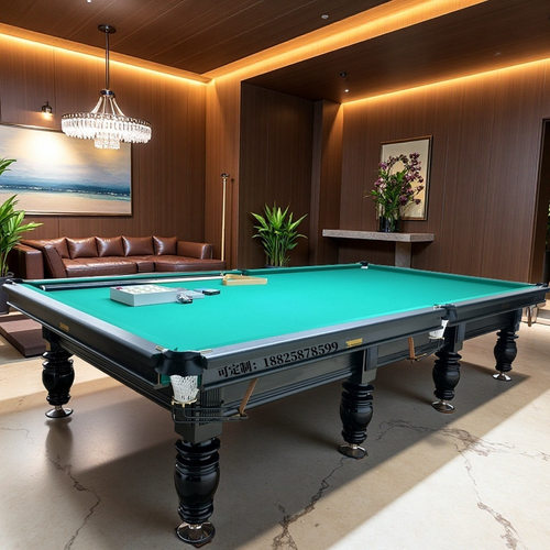 俄式台球桌厂家台球厅台球室中式黑八标准台球球星俄罗斯桌球台广