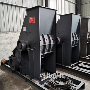 双锤头破碎机 炉渣无筛底粉碎机 二级工业盐粉碎机 不堵筛原料