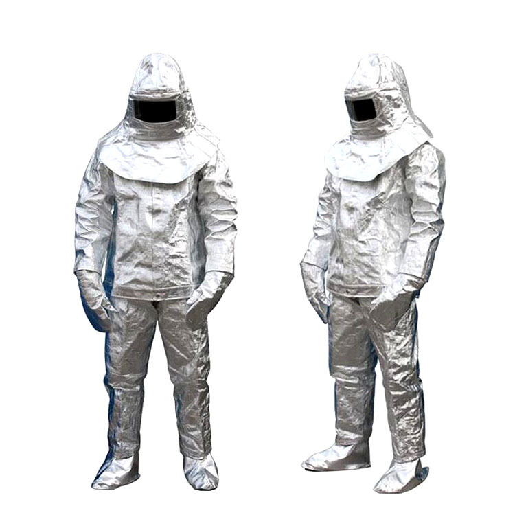 高温作业个人防护MKF-01劳保隔热服500-600度连体铝箔防火服