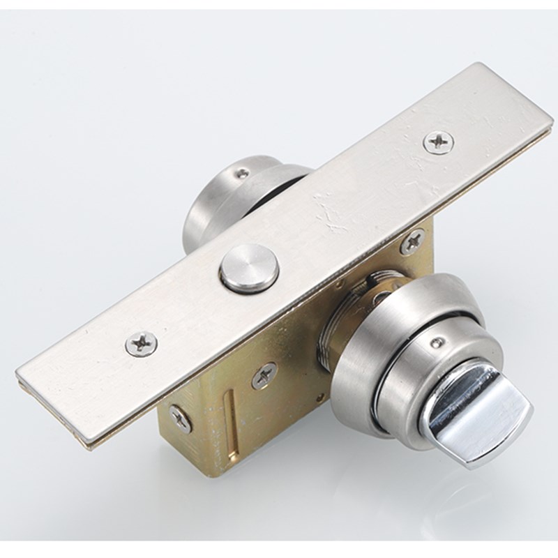 地弹簧门锁带框门平头锁有框玻璃门地锁铝合金门框地锁不锈钢地锁