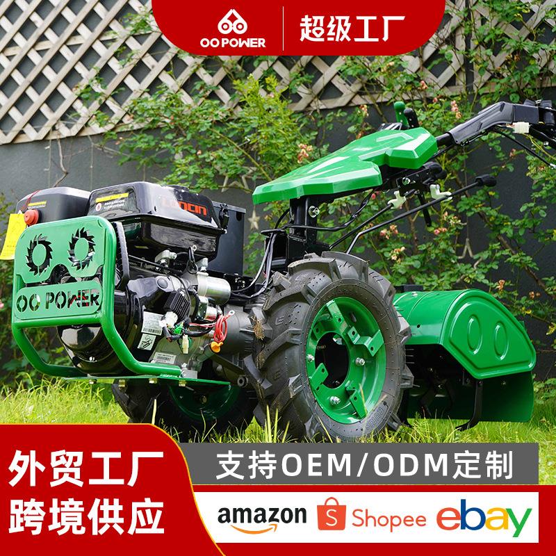 27+多功能农机小型家用手扶微耕机耕地机农用荒地开沟犁地旋耕机
