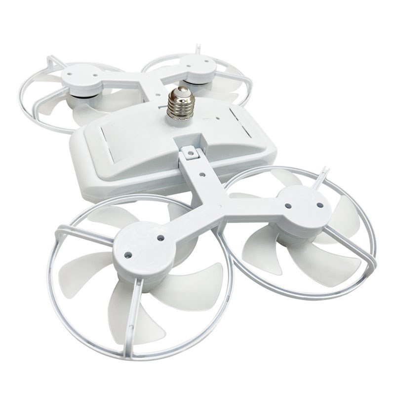 2025新款无人机风扇灯遥控E27螺口四扇无极调光美帅酷护眼全光谱